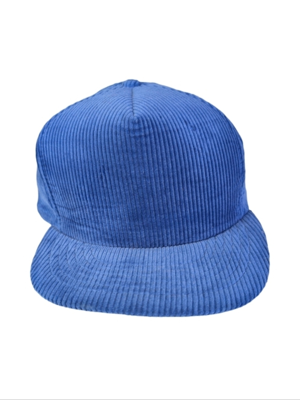 Vintage 80s/90s Blue Corduroy Trucker Hat, Like New